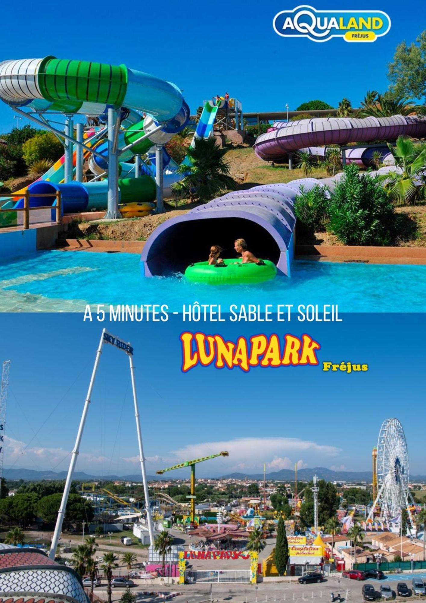 Hotel Sable Et Soleil - Port, Plage Et Jacuzzi Prive Fréjus Екстериор снимка