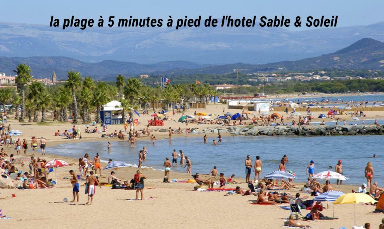 Hotel Sable Et Soleil - Port, Plage Et Jacuzzi Prive Fréjus Екстериор снимка